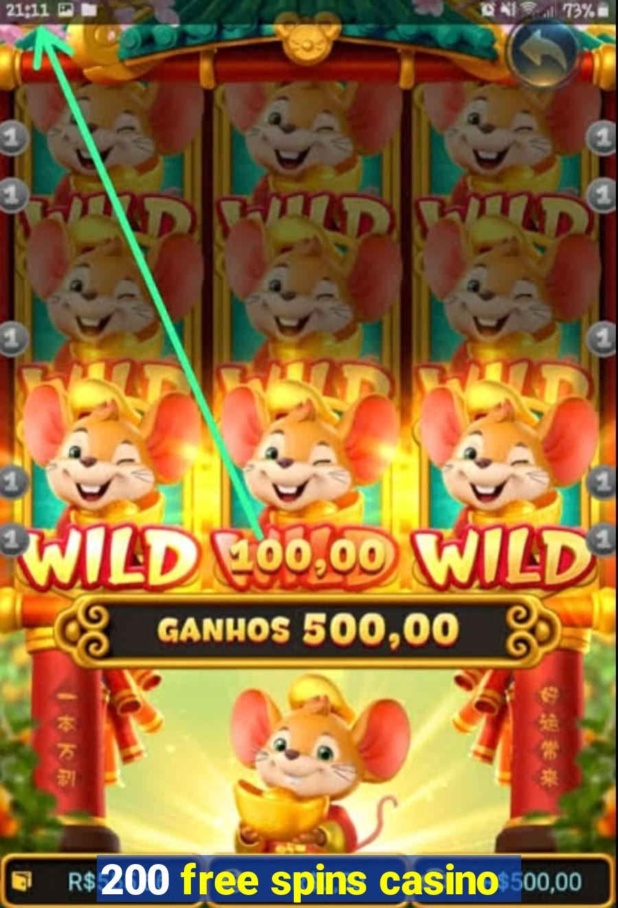 200 free spins casino