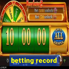 betting record