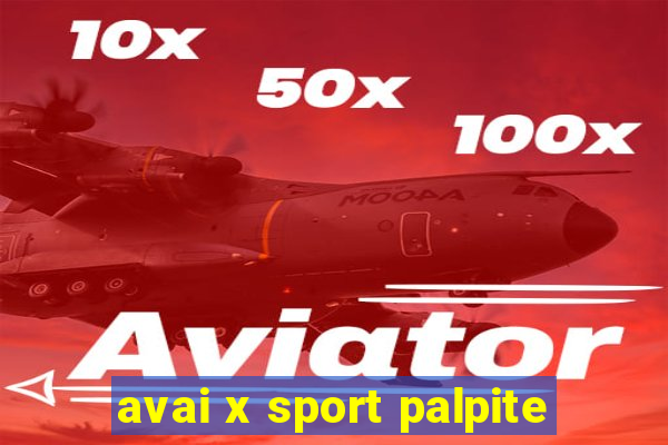 avai x sport palpite