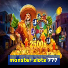 monster slots 777