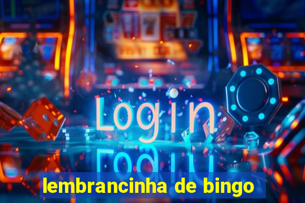 lembrancinha de bingo