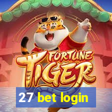 27 bet login