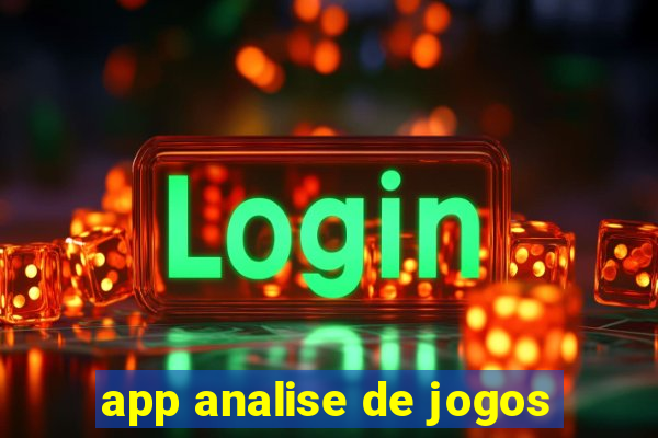 app analise de jogos