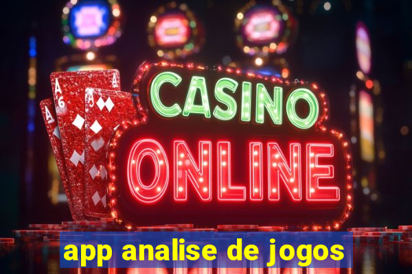 app analise de jogos