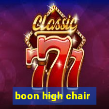 boon high chair