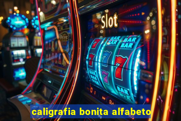 caligrafia bonita alfabeto