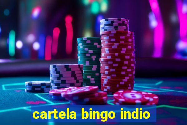 cartela bingo indio