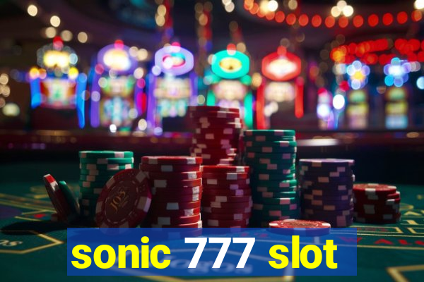 sonic 777 slot