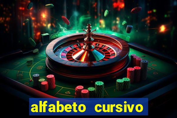 alfabeto cursivo pontilhado para imprimir pdf