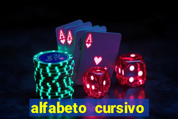 alfabeto cursivo pontilhado para imprimir pdf