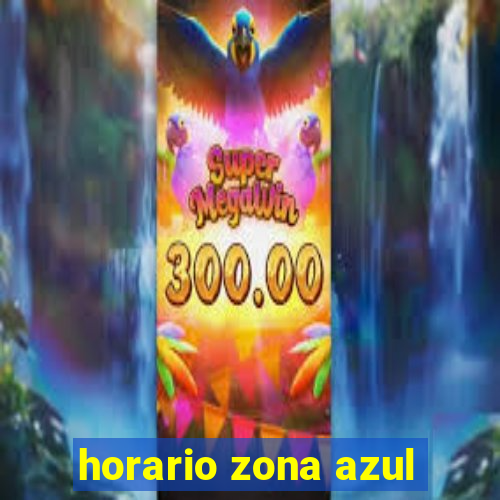 horario zona azul