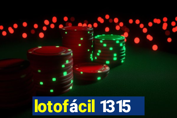 lotofácil 1315