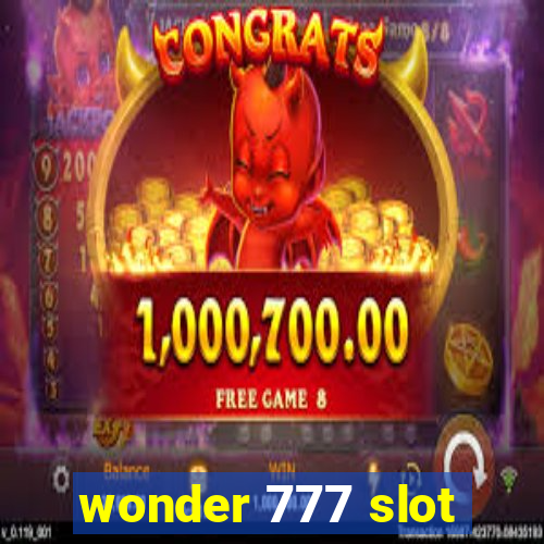 wonder 777 slot