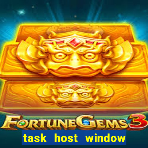 task host window que es