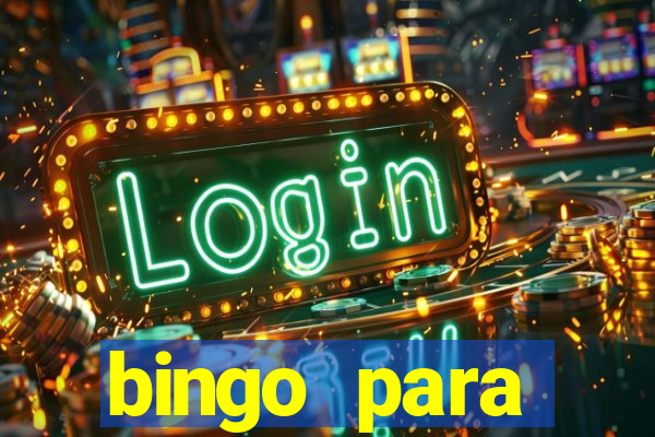 bingo para despedida de solteira para imprimir