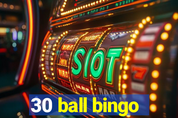 30 ball bingo