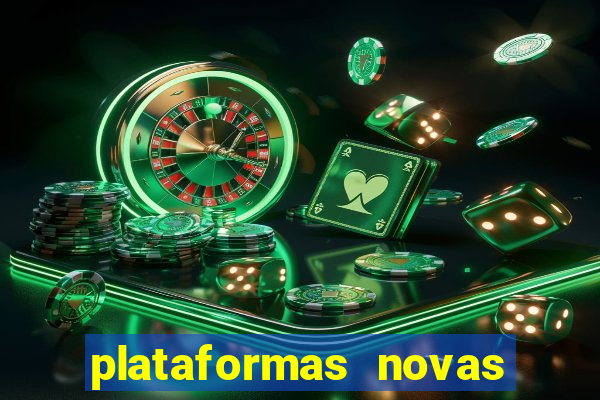 plataformas novas com bonus de cadastro