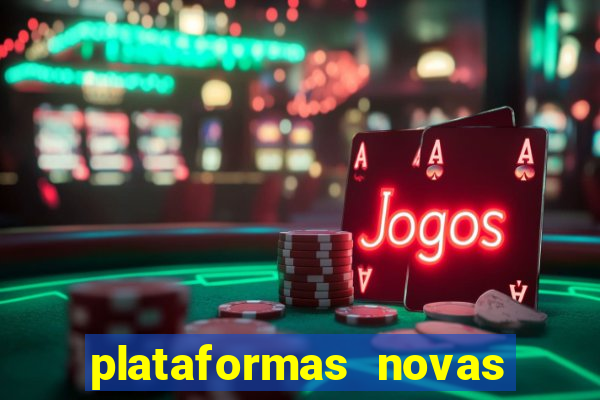 plataformas novas com bonus de cadastro