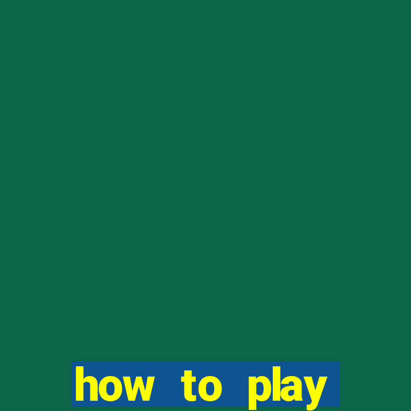 how to play blackjack game