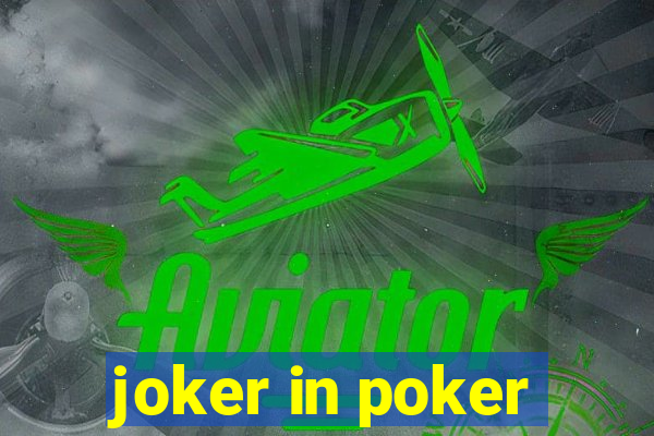 joker in poker