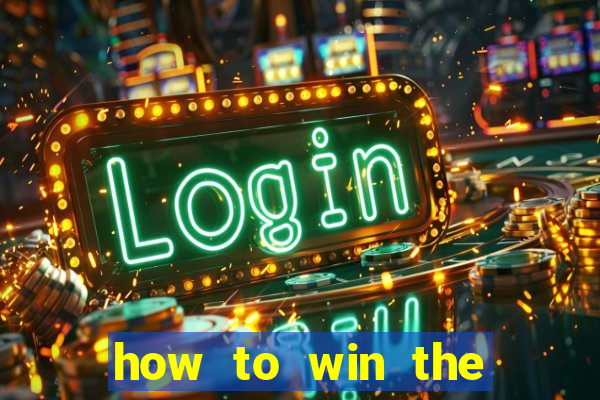 how to win the slot machine