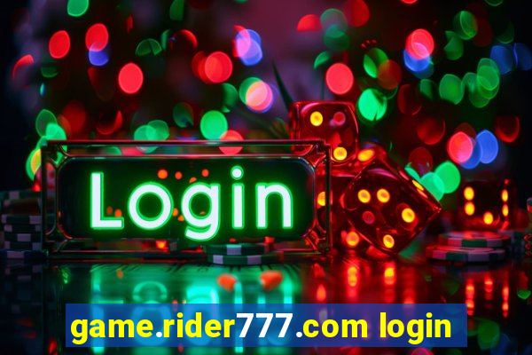 game.rider777.com login