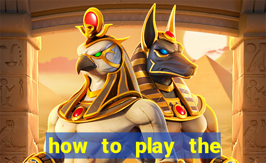 how to play the buffalo slot machine