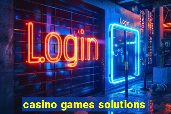 casino games solutions