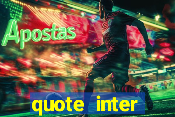 quote inter passaggio turno