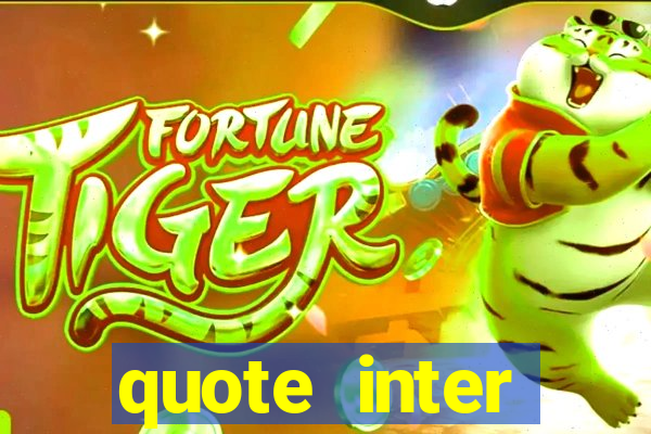 quote inter passaggio turno