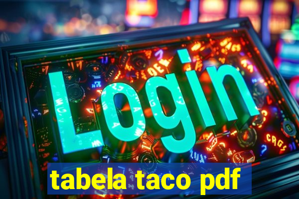 tabela taco pdf