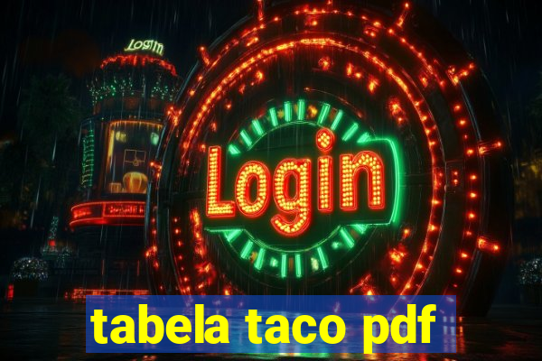 tabela taco pdf