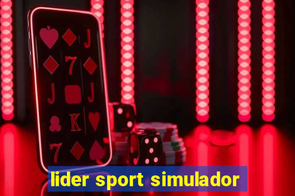 lider sport simulador