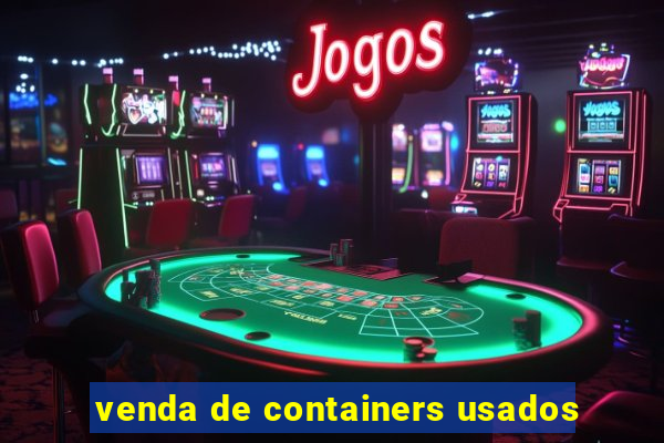 venda de containers usados