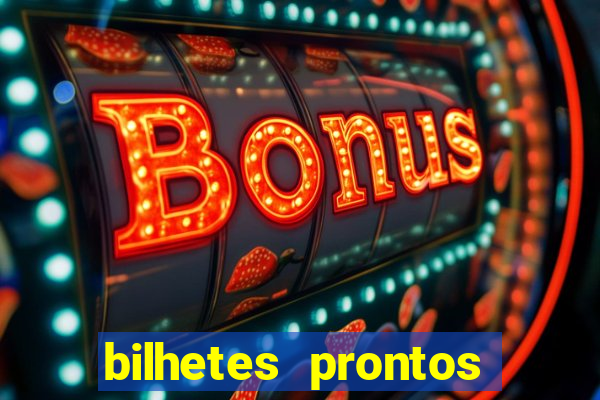 bilhetes prontos futebol hoje