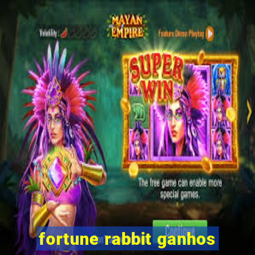 fortune rabbit ganhos