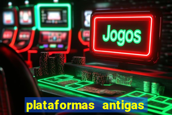 plataformas antigas de jogos