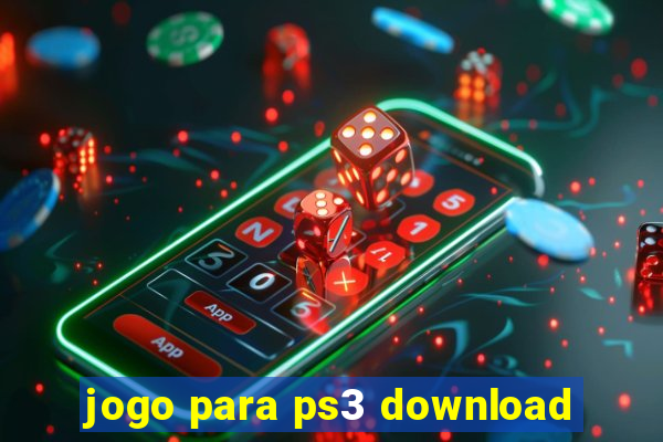 jogo para ps3 download