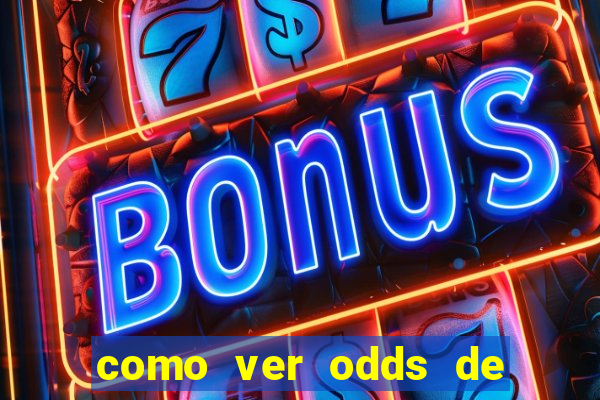 como ver odds de jogos passados