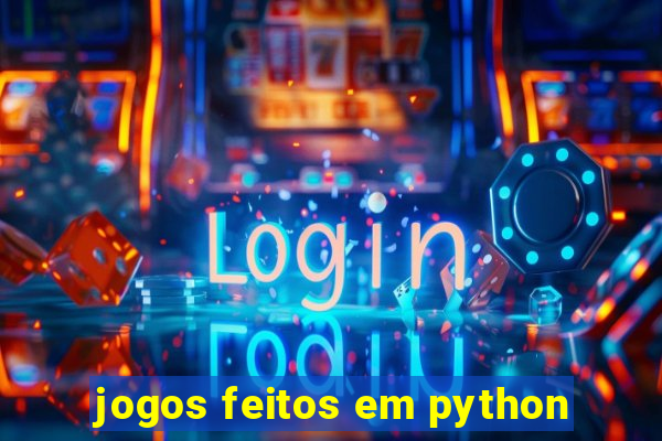 jogos feitos em python