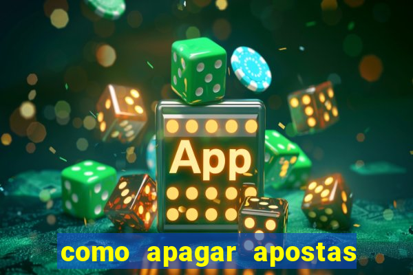 como apagar apostas no app da caixa