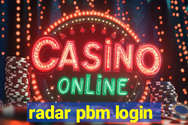 radar pbm login