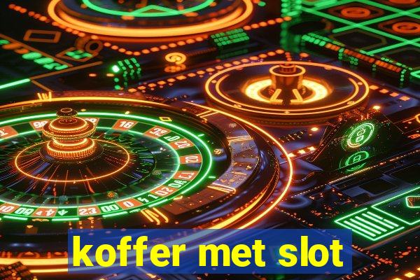 koffer met slot