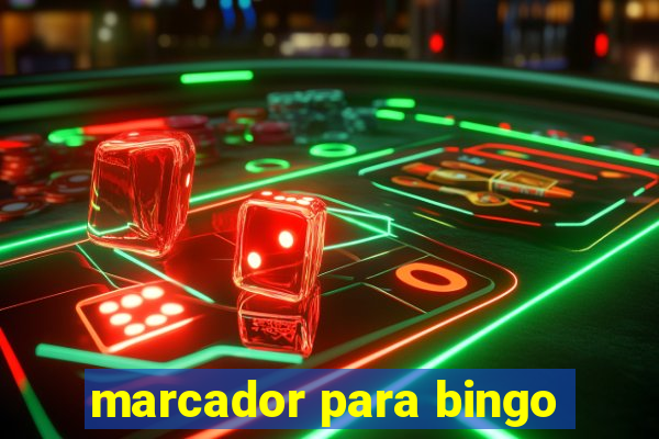 marcador para bingo