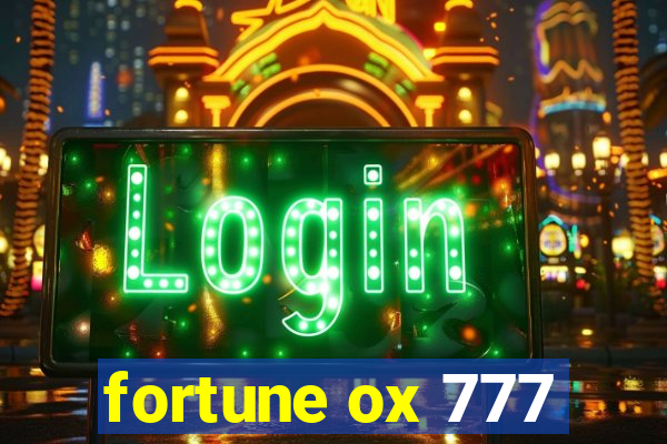 fortune ox 777