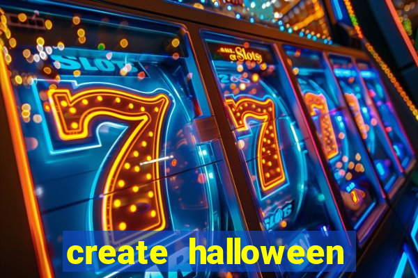 create halloween bingo card