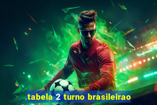 tabela 2 turno brasileirao