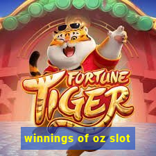 winnings of oz slot