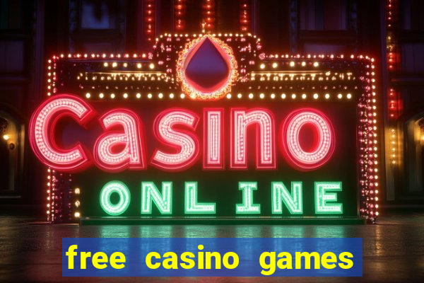 free casino games online slot machine