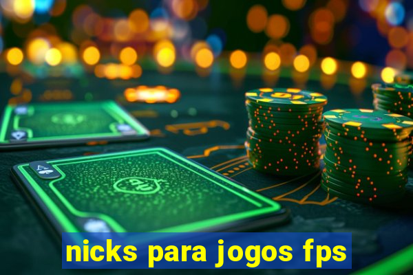 nicks para jogos fps